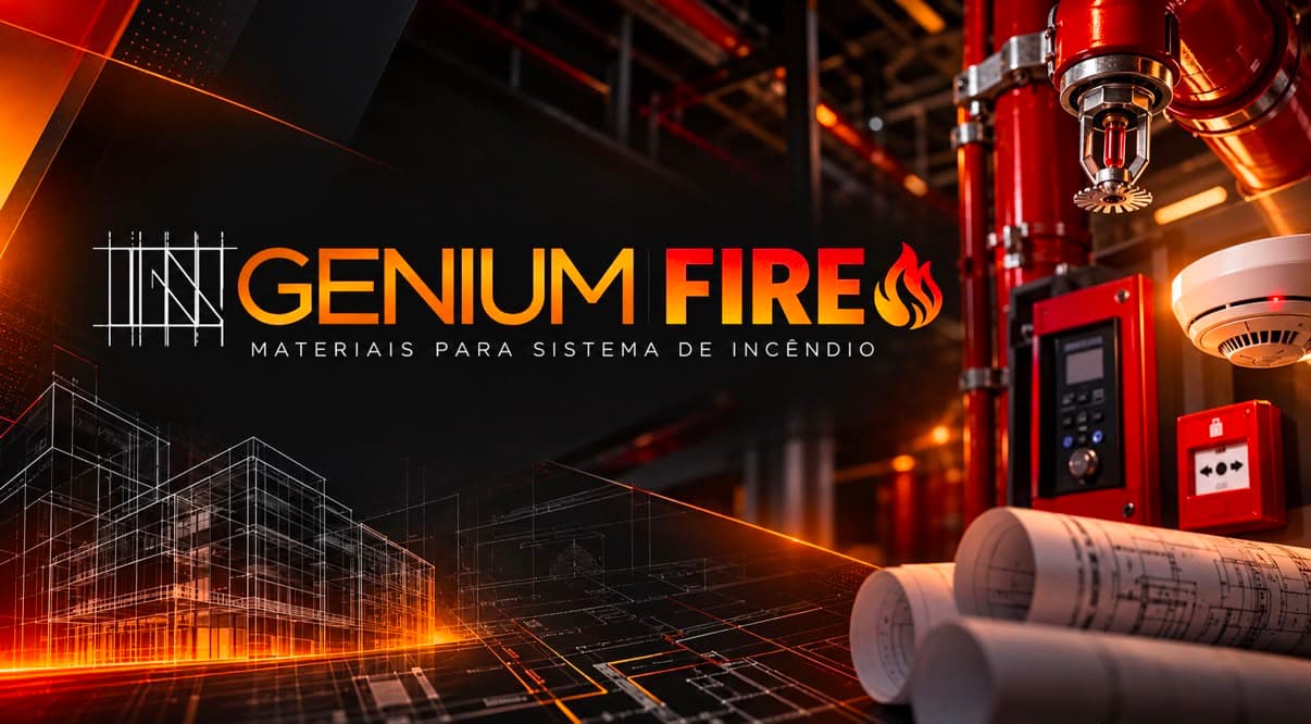 Apresentação dos materiais para sistemas de incêndio da Genium Fire